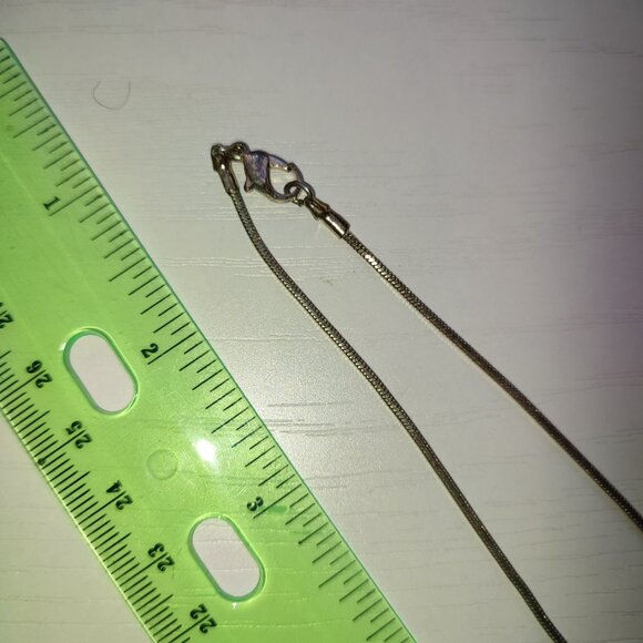 Blue Rhinestones Statement Necklace Vintage Gold Silver Academia - Picture 6 of 7